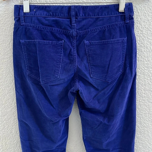 Madewell Womens Skinny Stretch Cords Corduroy Pants Indigo Blue 25/32 - Picture 5 of 6